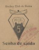 Senha de saúde do Hóquei Clube de Sintra.