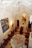 Interior da capela da Santíssima Trindade da quinta da Regaleira.