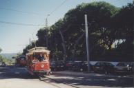 Elétrico no Pinhal da Nazaré.