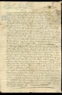 Cédula de testamento de frei Jorge Sersanders religioso no convento da Madre de Deus em Goa da ordem Franciscana dos Capuchos.