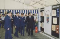 Rui Silva, presidente da Câmara Municipal de Sintra, durante a comemoração do aniversário da Base Aérea n.º 1 de Sintra.