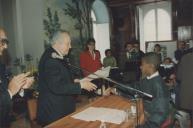 Comemoração do 10 de junho com a presença de Mário Soares, presidente da Republica Portuguesa, no palácio Valenças.