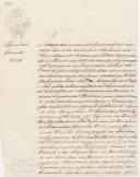 Circular do governo civil, passada pelo chefe da repartição central, Pedro José de Oliveira dirigida ao presidente da Câmara Municipal de Colares, comunicando a isenção do serviço de jurados aos empregados da inspeção fiscal do exército.