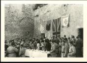 Passeio as Oficiais da Home Fleet britanica fundeada no Rio Sado. Lanche no Castelo de Palmela 24 de Janeiro de 1939 