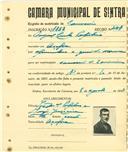 Registo de matricula de carroceiro 2 ou mais animais em nome de Miguel Cunha [...], morador na Assafora, com o nº de inscrição 1858.