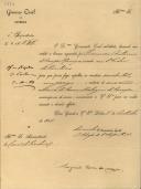 Circular do Secretário Geral da 1ª Repartição do Governo Civil de Lisboa, Augusto Carlos de Campos, ao Administrador do Concelho de Sintra, concedendo licença requerida por Francisco António de Campos Henriques, morador em S. Pedro de Sintra, para sepultar sua mãe, Maria do Carmo Rodrigues de Campos, no cemitério Ocidental de Lisboa.