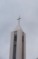 Campanário da igreja do Coração Imaculado de Maria no Cacém.