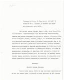 Sentença relativa ao breve do Papa para a extinção do Mosteiro de São Vicente e mudança dos cónegos regrantes para Mafra.