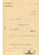 Ampliação de uma casa em Idanha em nome de Maria Pedreira, com o Processo OB nº 604/1923, com a licença de construção nº  494 de 18/12/1923.