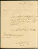 Mandado de captura do mancebo Sebastião, filho de Joaquim Manuel Pinto, de Vila Nova de Milfontes, passado pelo Juiz da Comarca Manuel de Barros Nobre.