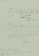 Requerimento feito por Manuel Francisco Louçada, morador em Almoçageme, pedindo licença à Câmara Municipal de Colares, para reformular uma casa no mesmo lugar.