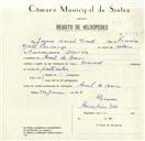 Registo de velocípede de marca Nacional, com o nº 8505, em nome de Jaime Manuel Vicente, morador em Aruil de Baixo.