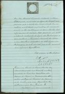 Certidão passada a Manuel Vicente, soldado, taberneiro, morador em Fação a atestar que não existe hipoteca sobre uma horta com pés de videira toda murada no lugar de Rebanque que pertencia a Francisco Vicente da Silva.