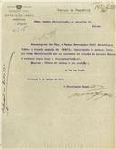 Ofício dirigido ao Administrador do Concelho de Sintra, proveniente do Secretário Geral do Governo Civil dos Distrito de Lisboa, referente à despesa feita com os processos de alvarás de António Marques e Norberto Lopes Leal e Parrachos.