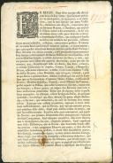 Alvará régio a determinar que o comercio de Angola, Congo, Loango e Benguella seja livre e franco para evitar a existência de monopólios.