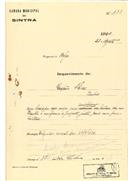 Construção de moradia em Idanha, em nome de Gustave Flores, com o Processo OB nº 433/1924, com a licença de construção nº 371 de 20/09/1924.