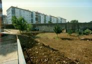 Construção dos espaços verdes na urbanização de Casal de Quintelas em Queluz.