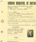 Registo de matricula de carroceiro 2 ou mais animais em nome de Fernando Vicente da Silva, morador em Belas, com o nº de inscrição 1720.