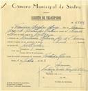 Registo de velocípede de marca Cuciolo, com o nº 6504, em nome de Francisco Gaspar Jorge, morador em Coutinho Afonso.