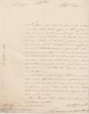 Ofício de Francisco Barreto, adjunto da Mesa da Santa Casa da Misericórdia de Lisboa, ao Administrador do Concelho de Sintra, intimando António Costa ao pagamento dos foros dos anos de 1848 a 1851, de uma casa com dois quintais na Vila de Sintra.
