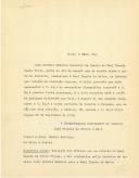 Carta de José Peixoto de Brito, desembargador corregedor da Comarca a informar Martinho de Melo e Castro que José António Madeira, couteiro da tapada de Mafra, conduzirá à referida tapada os unhatos de serva, viados.