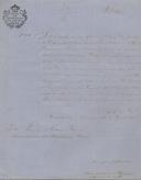 Ofício de Fortunato António S. Guimarães, Capitão Tenente da 2ª Companhia no corpo de Marinheiros da Armada Real, ao Administrador do Concelho de Sintra, referente ao militar Joaquim de Oliveira, a fim de se saber do seu paradeiro.