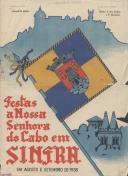 Programa das Festas de Nossa Senhora do Cabo Espichel.
