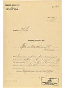 Construção de barracão em Belas em nome de Alfredo da Cruz Nascimento, com o Processo nº OB 163/1921, com a licença de construção nº 76 de 24/05/1921.