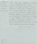 Circular dirigida ao presidente da Câmara Municipal de Colares proveniente de António Bernardo da Costa Cabral, ministro do reino, comunicando o agrado pela posição do concelho contra a ameaça de guerra civil.