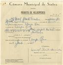 Registo de velocípede de marca Famel, com o nº 7976, em nome de Manuel Duarte Casinhas, morador em Campo Raso.