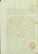 Sentença apostólica de licença matrimonial passada por Domingos José de Sousa Magalhães, presidente da relação eclesiástica da Cúria patriarcal, a favor de José Duarte e Joaquim Maria, moradores na freguesia da Terrugem.