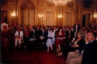 Concerto de Barbara Hendricks e Roland Pöntinen, durante o festival de música de Sintra na sala da música, no Palácio Nacional de Queluz.