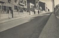 Vista parcial da Rua dos Combatentes da Grande Guerra em Queluz.