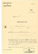 Construção de edifícios em Belas em nome de Casa de Saúde do Telhal com o Processo OB nº 70/1925, com a licença de construção nº 48 de 04/04/1925.