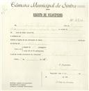 Registo de velocípede com o nº 4711, em nome de João Rosa Pires, morador em Pexilgais.