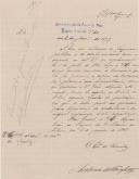 Ofício do Escrivão da Fazenda do Bairro de Lisboa, António [...], ao Administrador do Concelho de Sintra, solicitando o envio da cópia dos testamentos com que faleceu o Dr. João Mendes Arnaut, para liquidação da contribuição de registo.