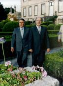 Receção ao Primeiro Ministro de Marrocos e sua comitiva no Palácio de Seteais, com a presença do Presidente da Câmara Municipal de Sintra, Dr. Fernando Reboredo Seara, durante a sua visita a Sintra.