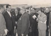 Visita do professor Joaquim Fontes ao Museu Arqueológico de S. Miguel de Odrinhas. 