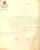 Ofício do Secretário Geral da 2ª Repartição do Governo Civil de Lisboa, Eduardo Segurado, ao Administrador do Concelho de Sintra, remetendo alvará de nomeação para regedor substituto da paroquia de Belas, Pedro António de Oliveira.