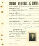 Registo de matricula de carroceiro de 2 ou mais animais em nome de Paulo Martins, morador em Belas, com o nº de inscrição 1959.