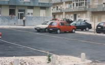 Requalificação de passeios numa rua no concelho de Sintra.