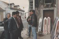 Colocação de placas toponímicas em Sintra.