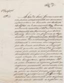 Ofício de A. João Pedro da Camara, Secretário Geral da 5ª Repartição do Governo Civil de Lisboa, ao Administrador do Concelho de Sintra, mandando remeter o requerimento do Reverendo José Ribeiro Tomás, pároco da freguesia de Nossa Senhora da Assunção de Colares, a propósito da insignificante gratificação pelo seu serviço prestado no desempenho das suas funções paroquiais.