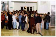Público para assistir ao espetáculo de Luís Represas no Centro Cultural Olga Cadaval, durante o espetáculo de Sons à Sexta.