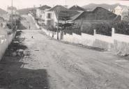 Arruamentos em Algueirão, antes das obras de requalificação.