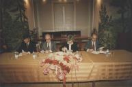 Edite Estrela, Presidente da Câmara Municipal de Sintra, aquando da assinatura do protocolo com a Universidade Católica na sala da Nau do Palácio Valenças.