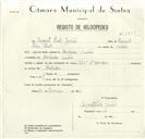 Registo de velocípede de marca Ilo, com o nº 8618, em nome de Augusto Paulo Jordão, morador em Morelinho.
