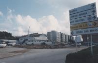 Construção da rotunda da Bela Vista em Mem Martins.