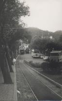 Avenida Dr. Miguel Bombarda com a linha do elétrico.