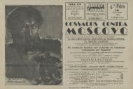 Programa do filme "Cossacos contra Moscovo" realizado por Mário Camerini com a participação dos atores Amedeo Nazzari, Iracema Dilian e Cesare Danova.